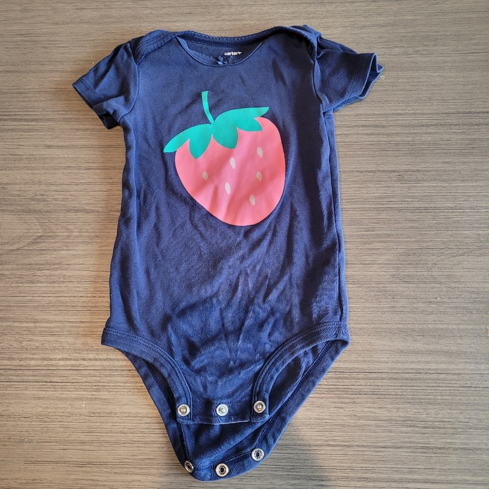 Carters 18mo Strawberry Onesie
